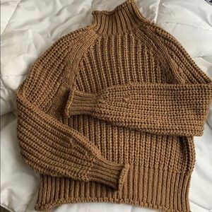 H&M Carmel Bulky Knit Turtleneck